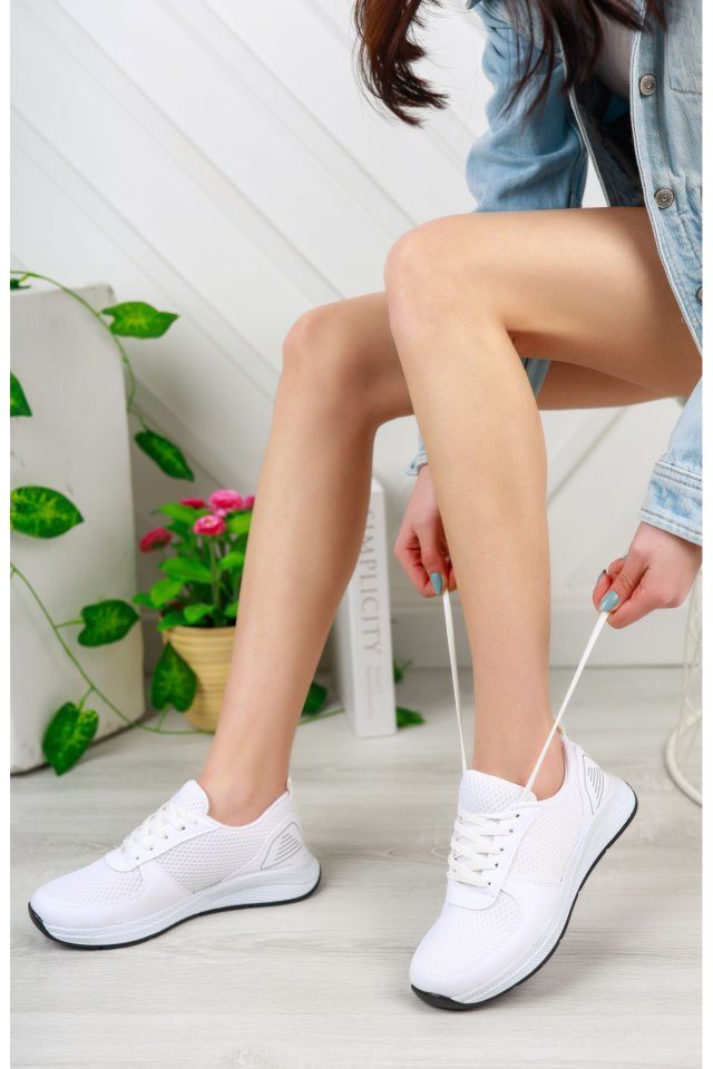 Kadın Fileli Sneaker Günlük Ayakkabı