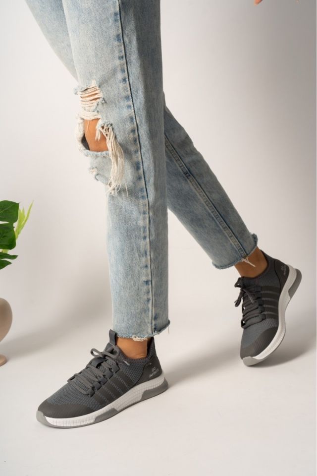 Unisex Yazlık Sneaker Ayakkabı Nayeli Füme - 36