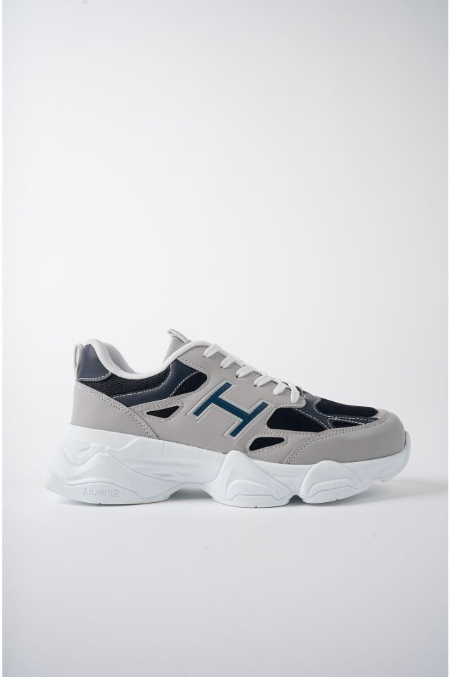 Kadın Sneaker Yüksek Taban Ayakkabı Milena Buz Lacivert - 37