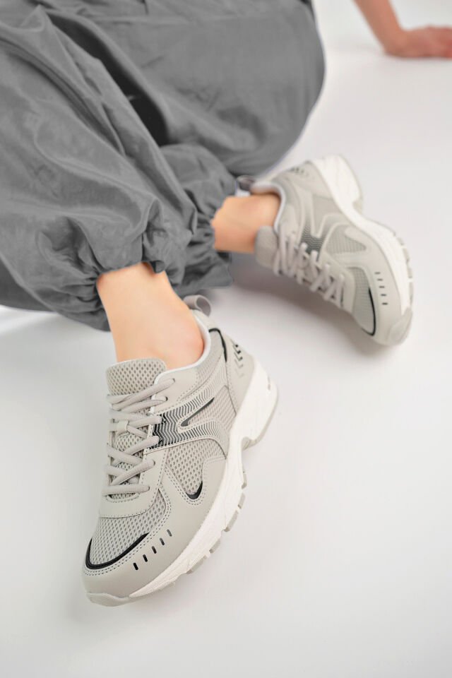 Kadın Sneaker Günlük Ayakkabı Liora Gri - 37