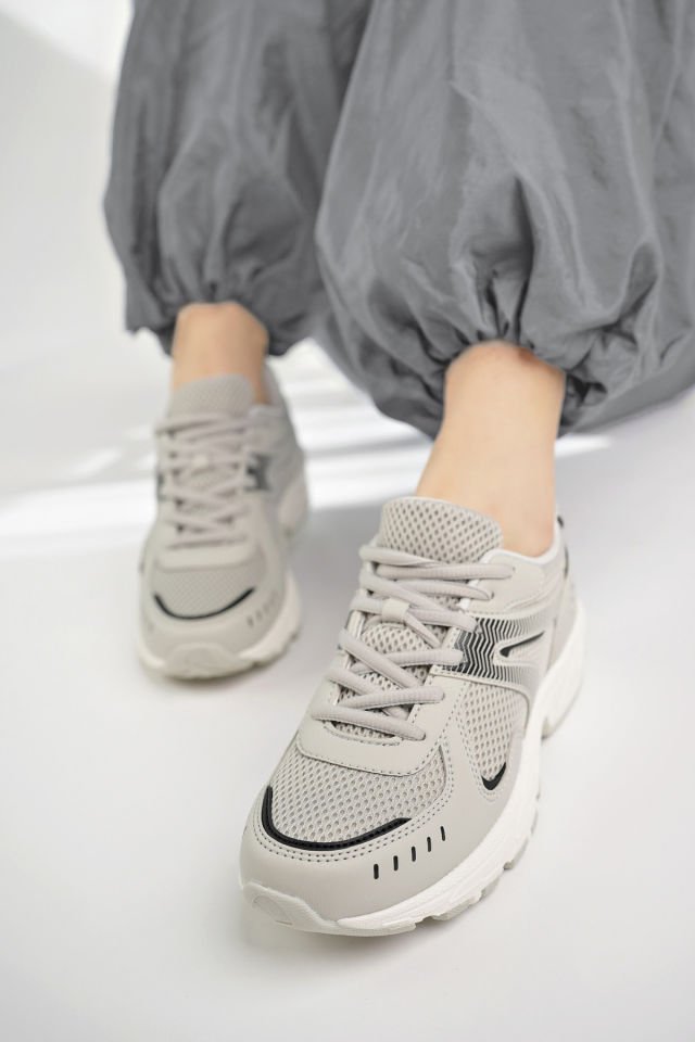 Kadın Sneaker Günlük Ayakkabı Liora Gri - 36