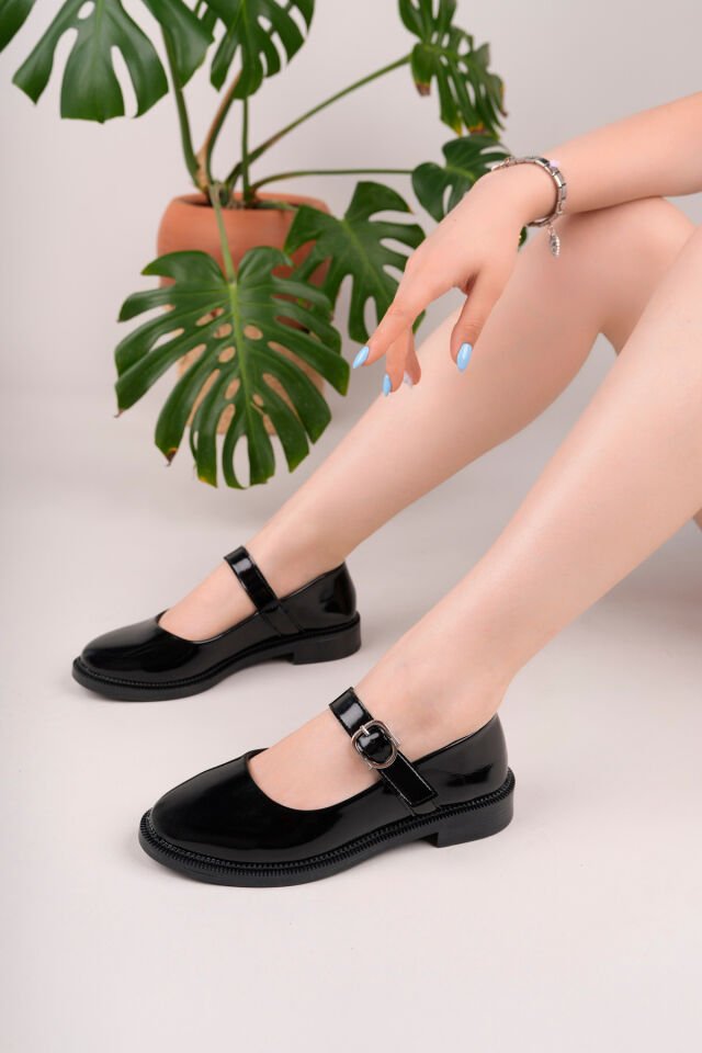 Kadın Günlük Tek Toka Şık Babet Siyah - 40