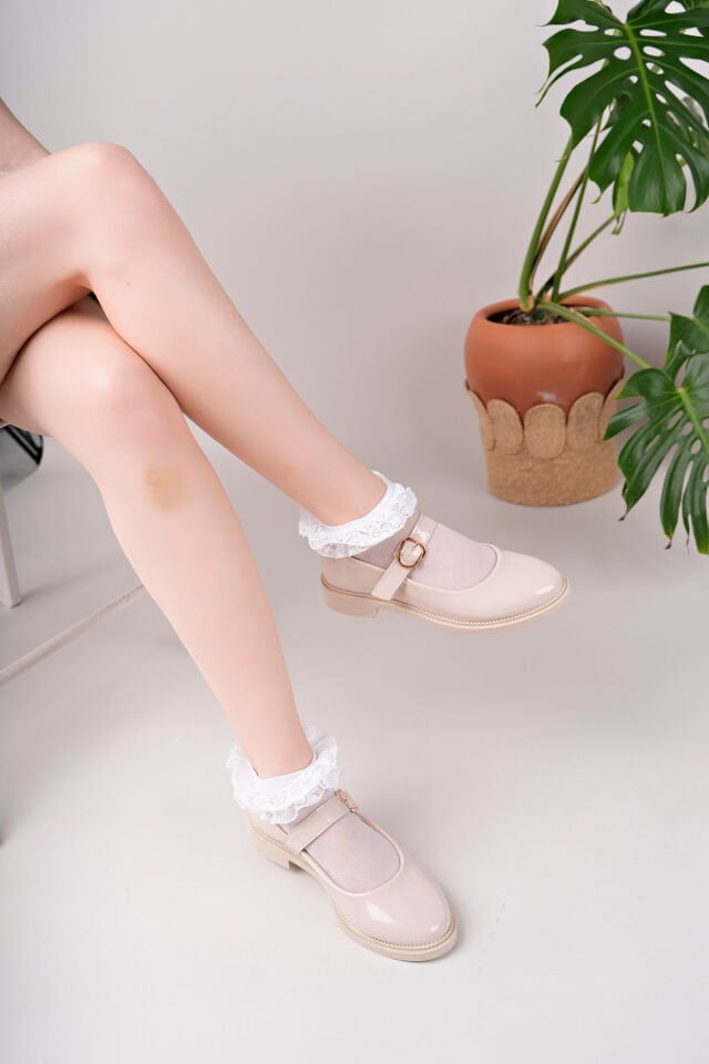 Kadın Günlük Tek Toka Şık Babet Bej - 37