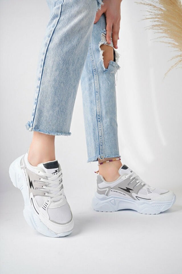 Kadın Yüksek Taban Şık Sneaker Ayakkabı Sorella