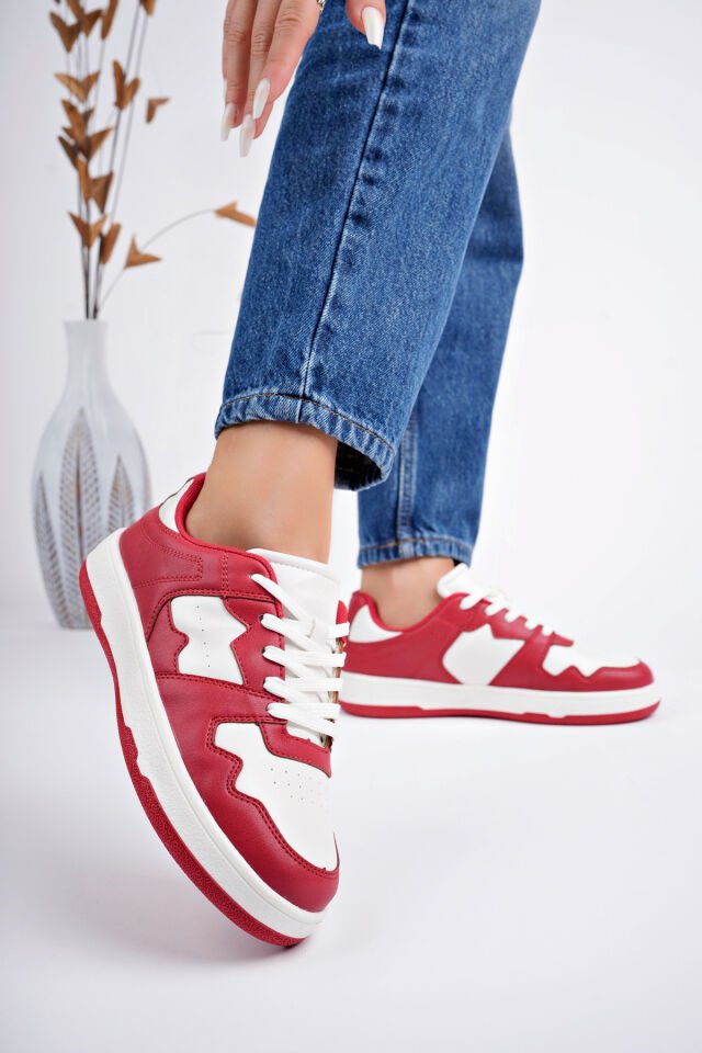 Kadın Günlük Sneaker Ayakkabı Talira Kırmızı - 37