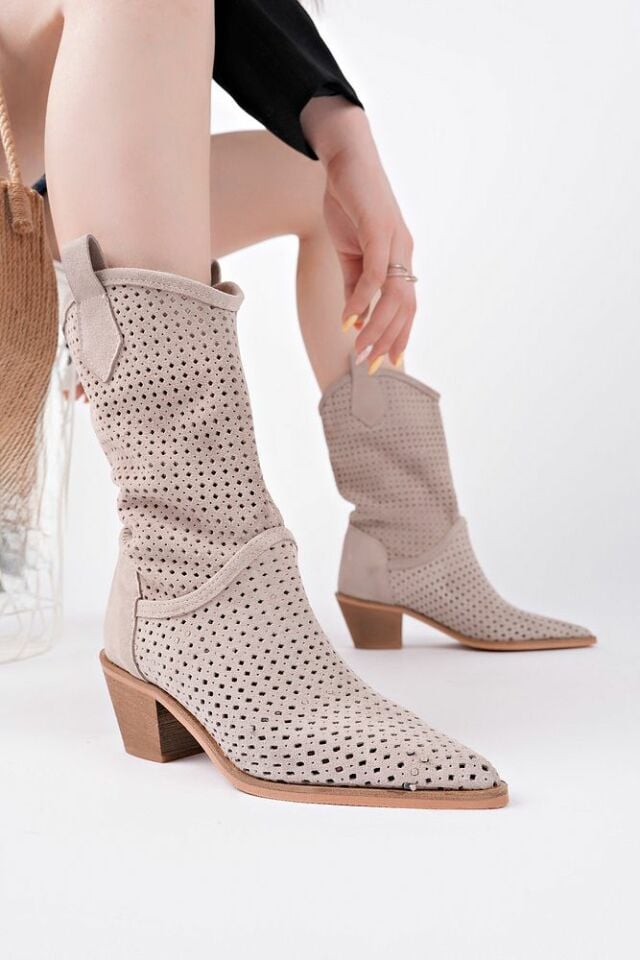 Kadın Şık Günlük Çizme Linara