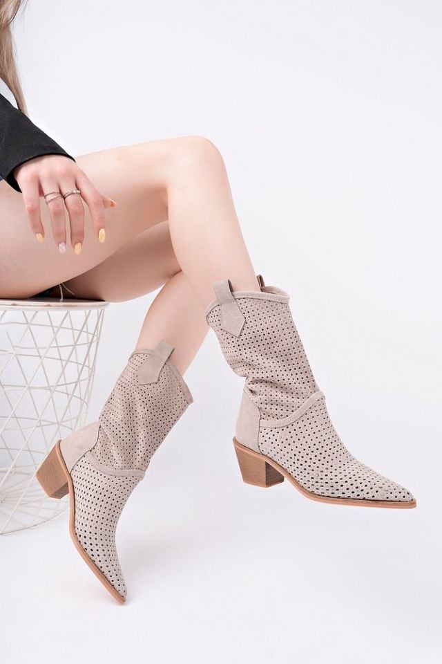 Kadın Şık Günlük Çizme Linara