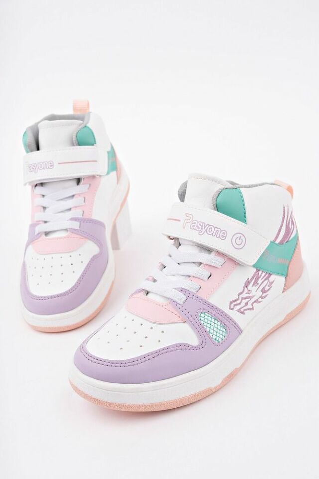 Çocuk Boğazlı Günlük Spor Ayakkabı Elinae