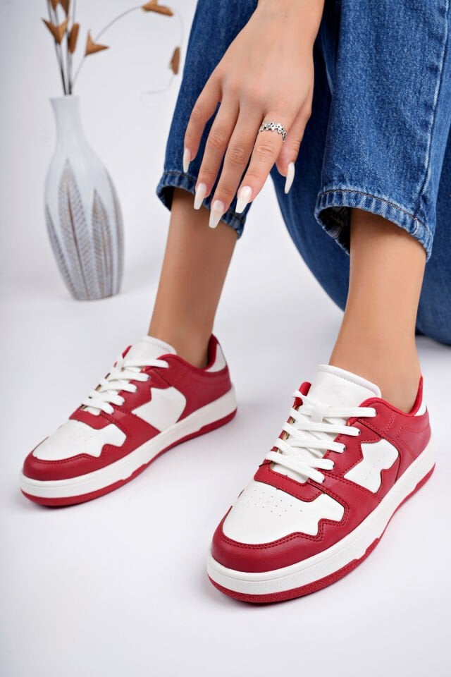 Kadın Günlük Sneaker Ayakkabı Talira Kırmızı - 36