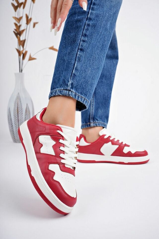 Kadın Günlük Sneaker Ayakkabı Talira Kırmızı - 36