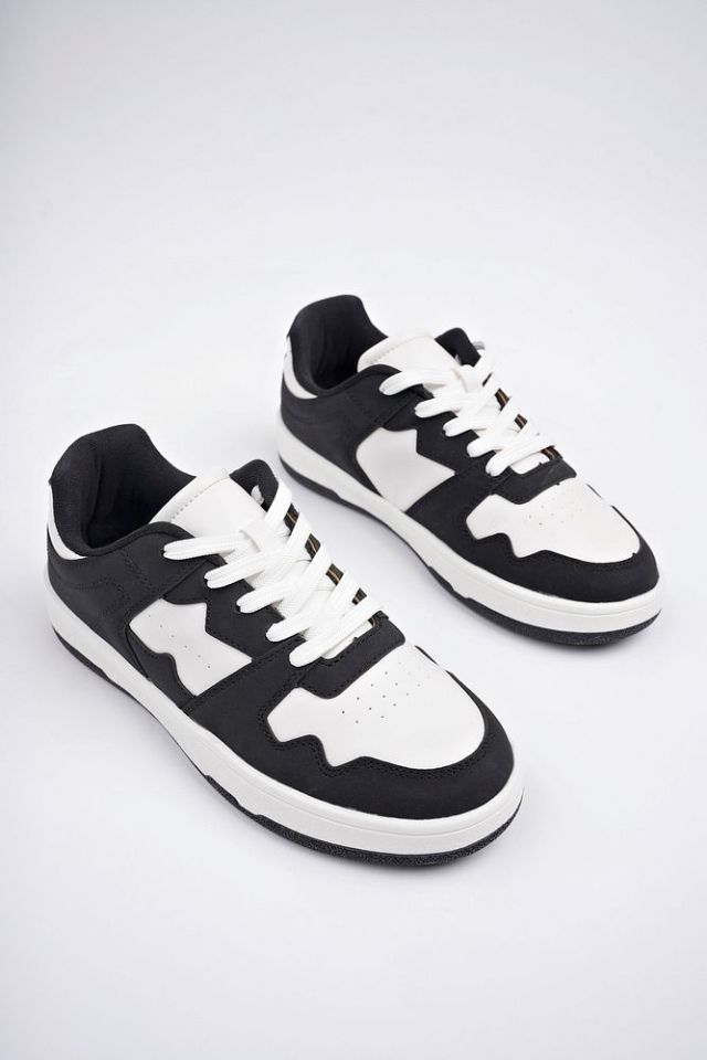 Kadın Günlük Sneaker Ayakkabı Talira Siyah Beyaz - 36