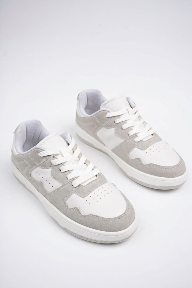 Kadın Günlük Sneaker Ayakkabı Talira Gri Beyaz - 37