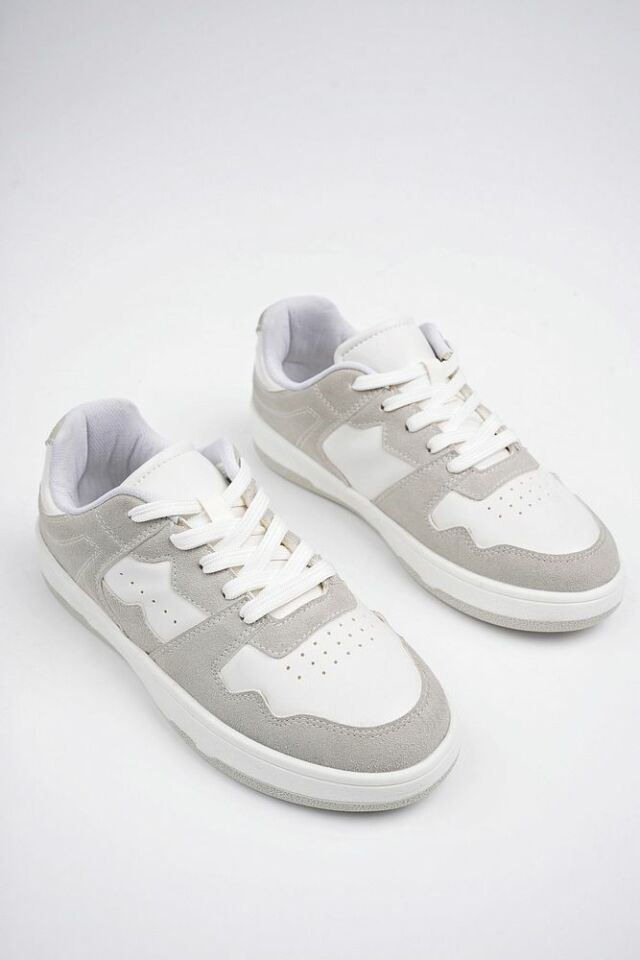 Kadın Günlük Sneaker Ayakkabı Talira Gri Beyaz - 36