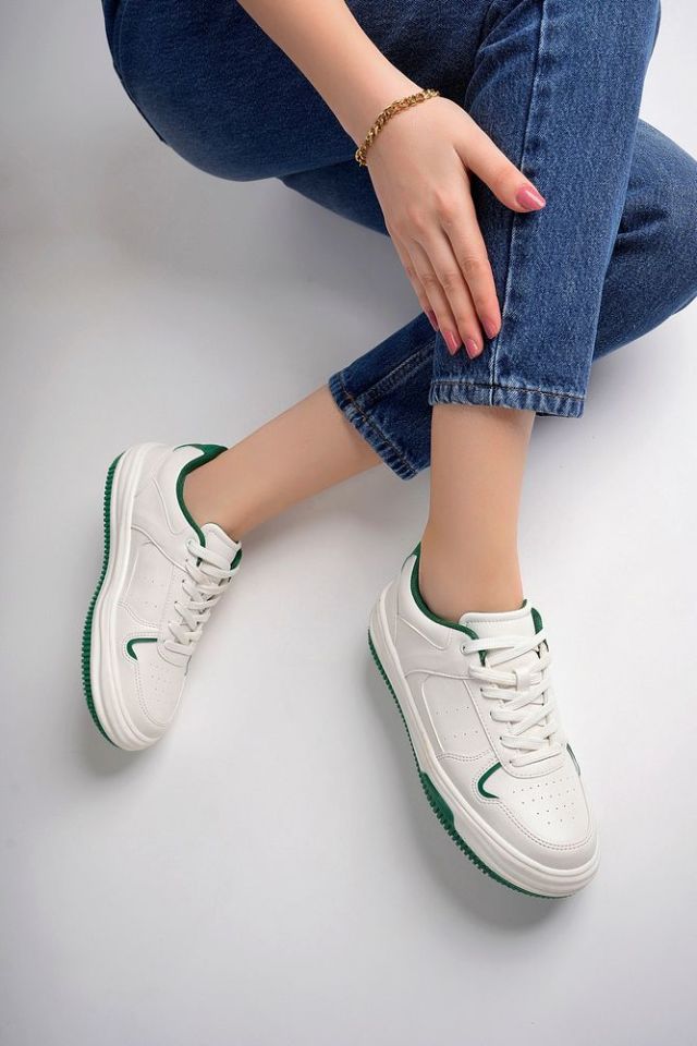 Kadın Sneaker Günlük Ayakkabı Maraya Yeşil - 40
