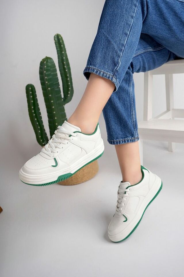 Kadın Sneaker Günlük Ayakkabı Maraya Yeşil - 40