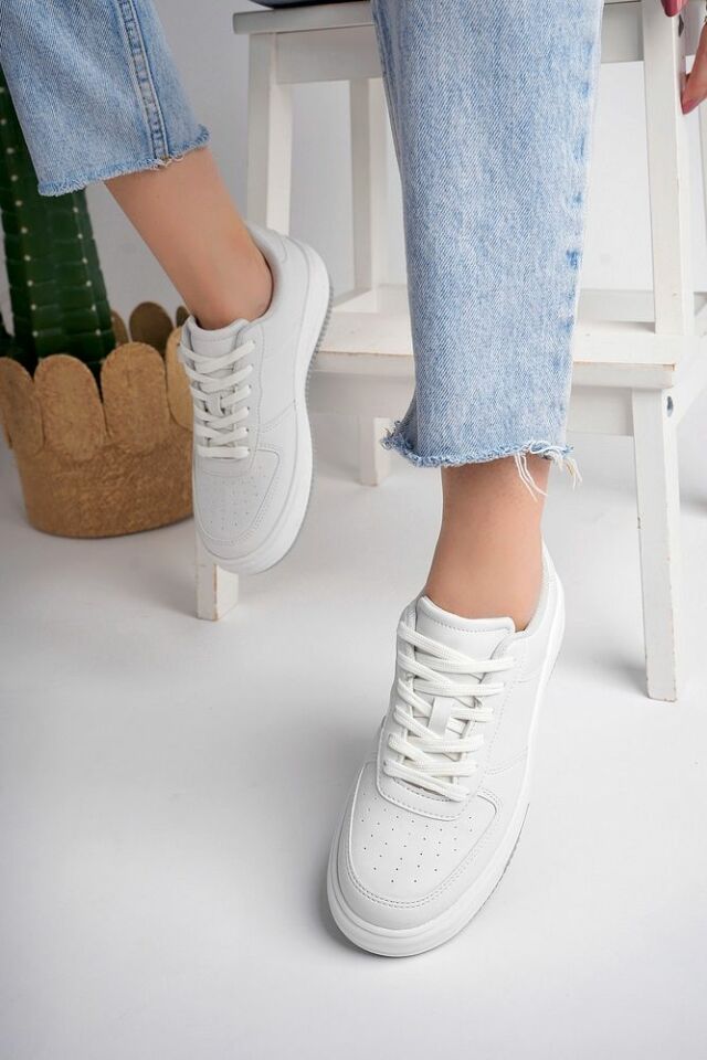 Kadın Sneaker Günlük Ayakkabı Maraya Gri - 38