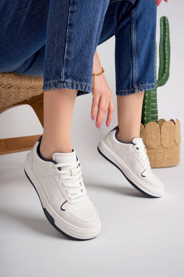 Kadın Sneaker Günlük Ayakkabı Lacivert - 37