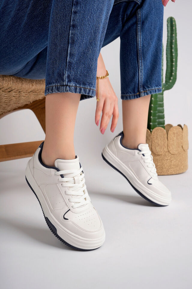 Kadın Sneaker Günlük Ayakkabı Lacivert - 37