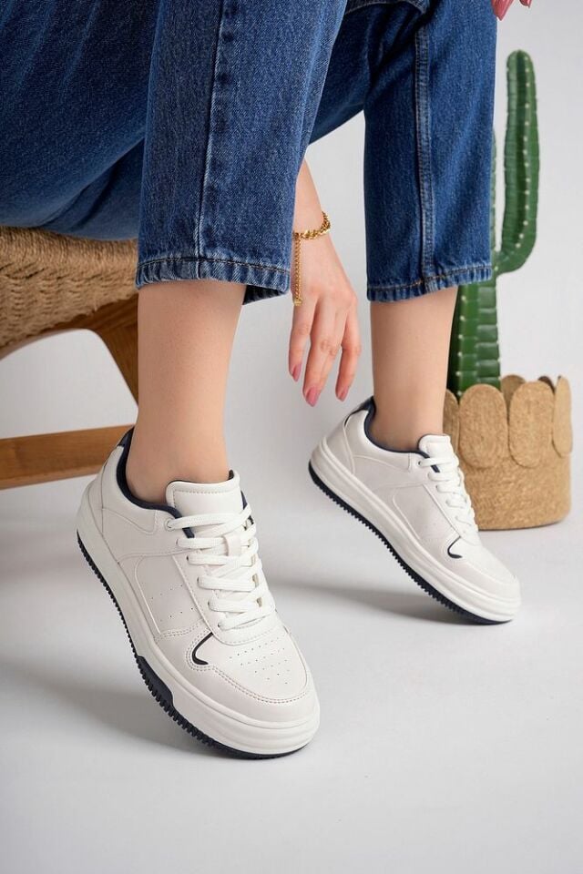 Kadın Sneaker Günlük Ayakkabı Maraya Lacivert - 37