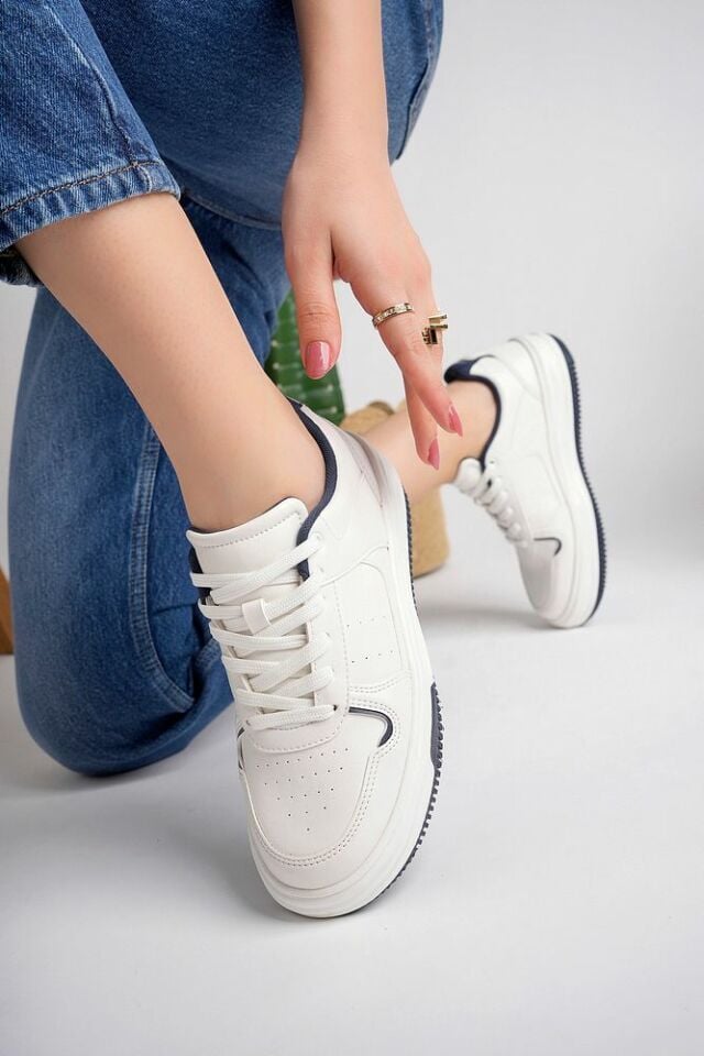 Kadın Sneaker Günlük Ayakkabı Maraya Lacivert - 37