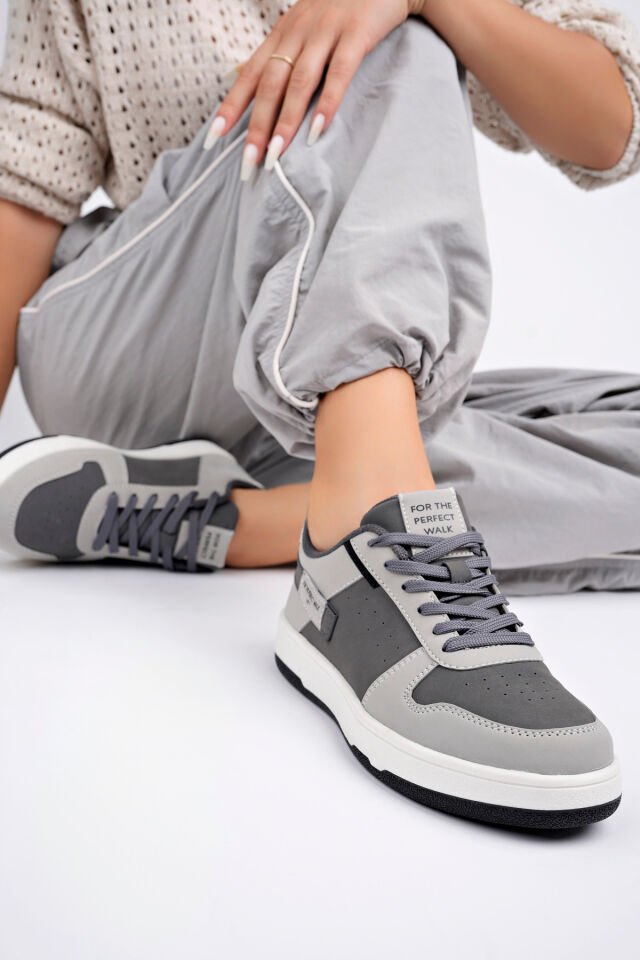 Kadın Günlük Sneaker Ayakkabı Celira Gri - 38