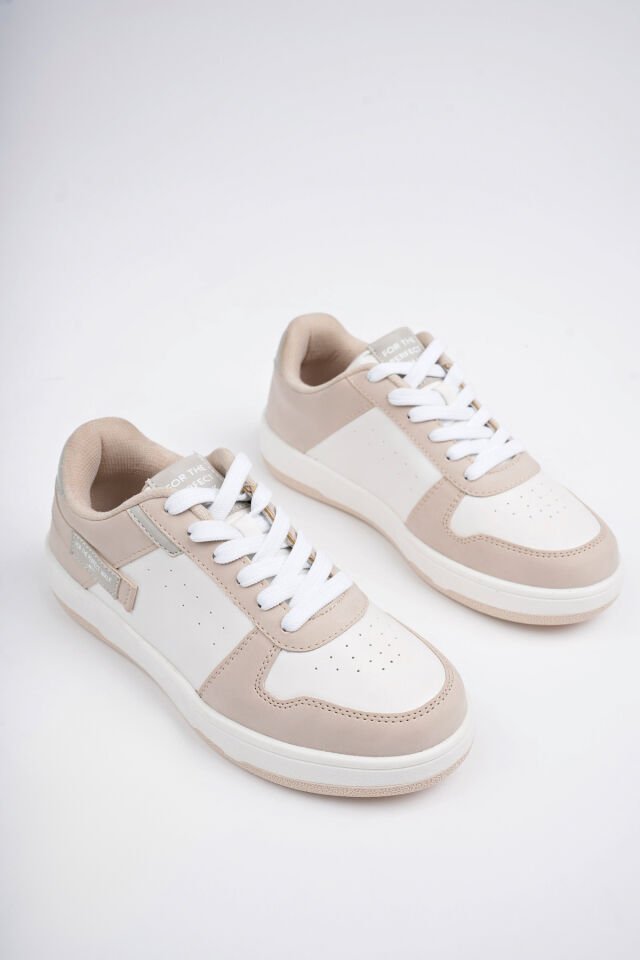 Kadın Günlük Sneaker Ayakkabı Celira Bej - 36
