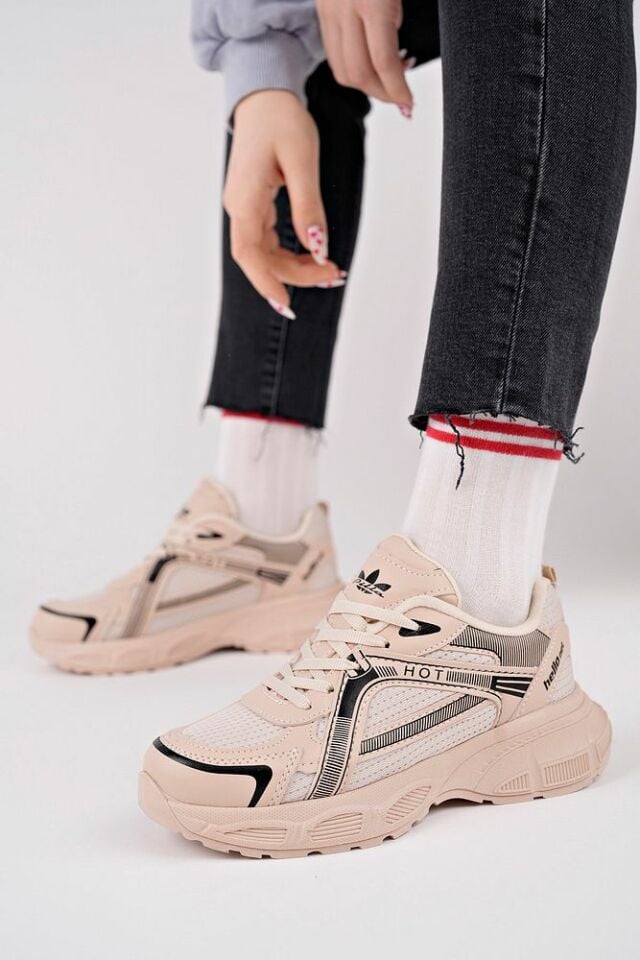 Kadın Sneaker Günlük Ayakkabı Oraya Bej - 40