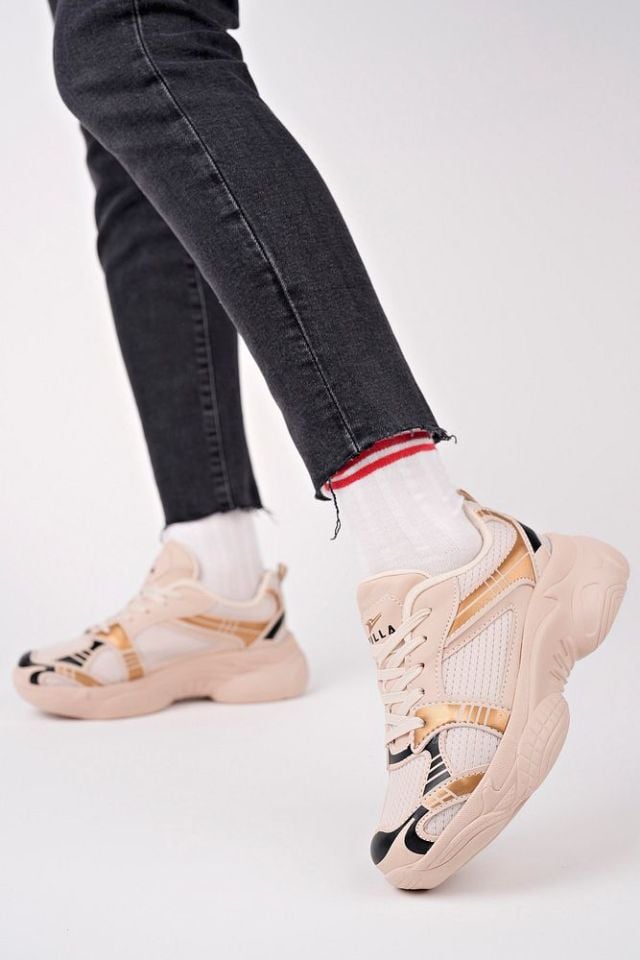 Kadın Sneaker Günlük Ayakkabı Miren Bej - 39