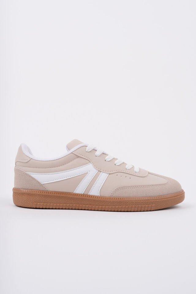 Sneaker Günlük Ayakkabı Leira Krem - 39
