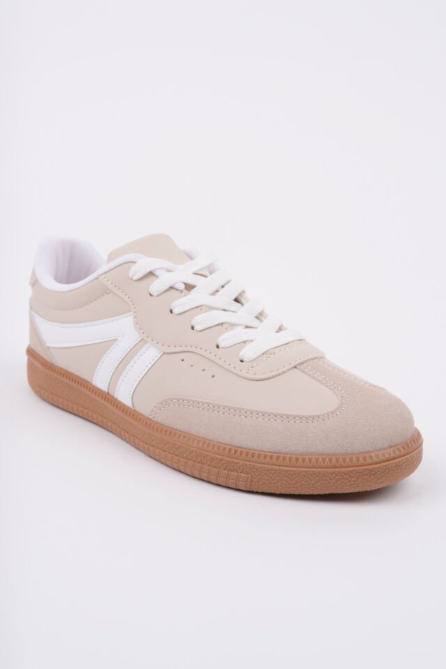 Sneaker Günlük Ayakkabı Leira Krem - 39