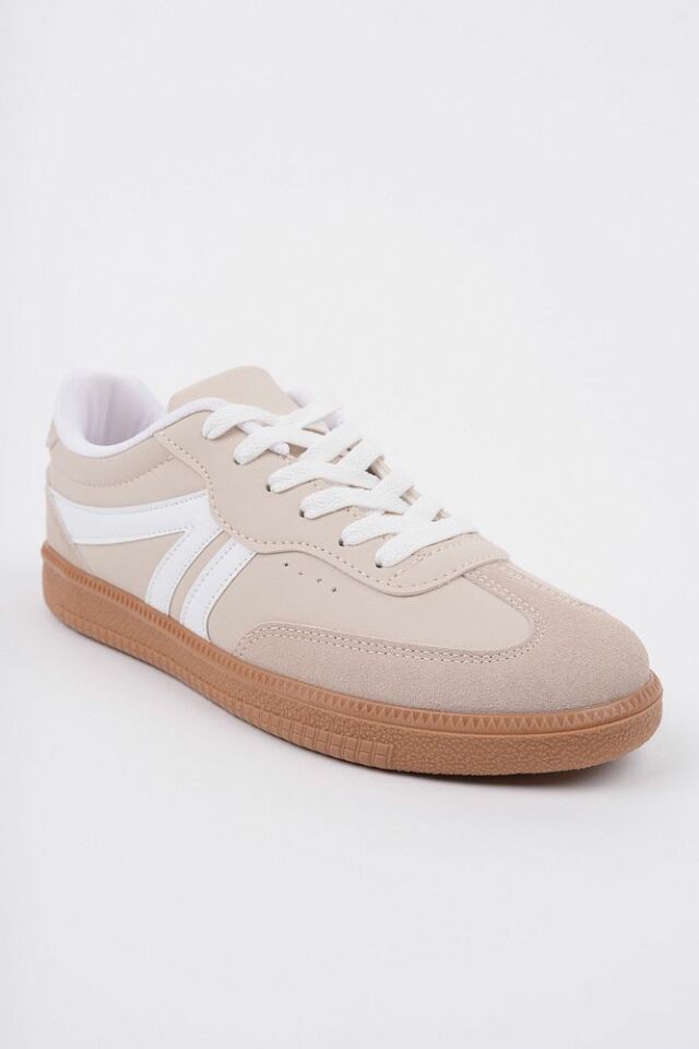 Sneaker Günlük Ayakkabı Leira Krem - 37