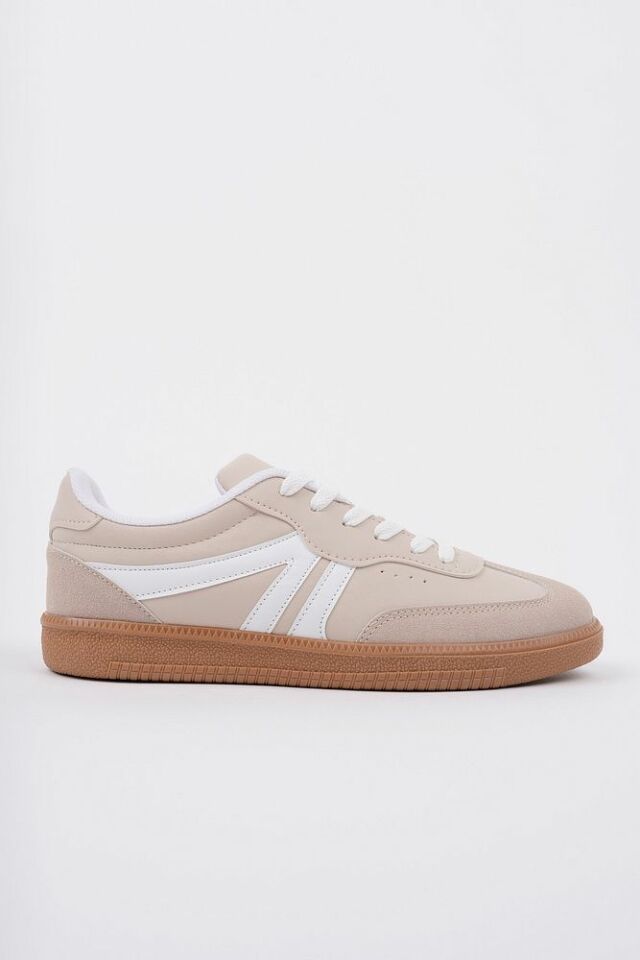 Sneaker Günlük Ayakkabı Leira Krem - 37