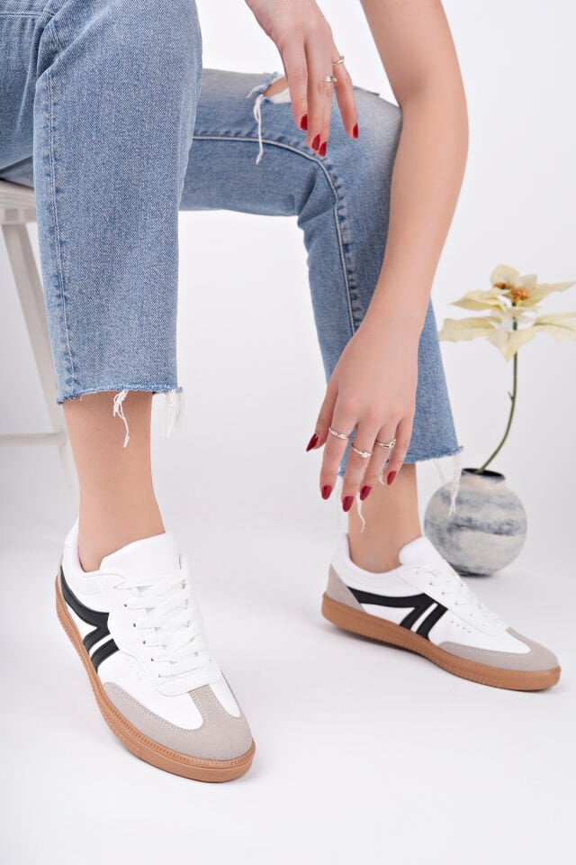 Sneaker Günlük Ayakkabı Leira Beyaz - 36