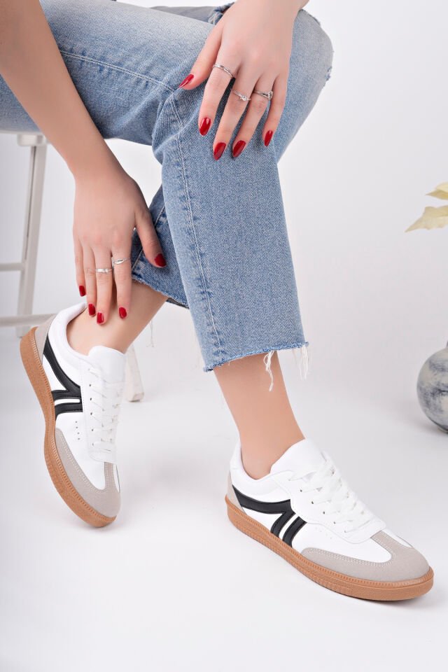 Sneaker Günlük Ayakkabı Leira Beyaz - 36