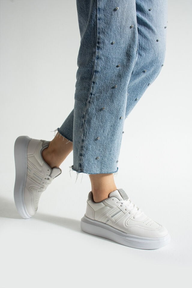 Kadın Günlük Sneaker Ayakkabı Beyaz - 36