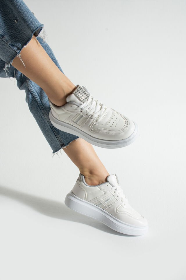 Kadın Günlük Sneaker Ayakkabı Beyaz - 38