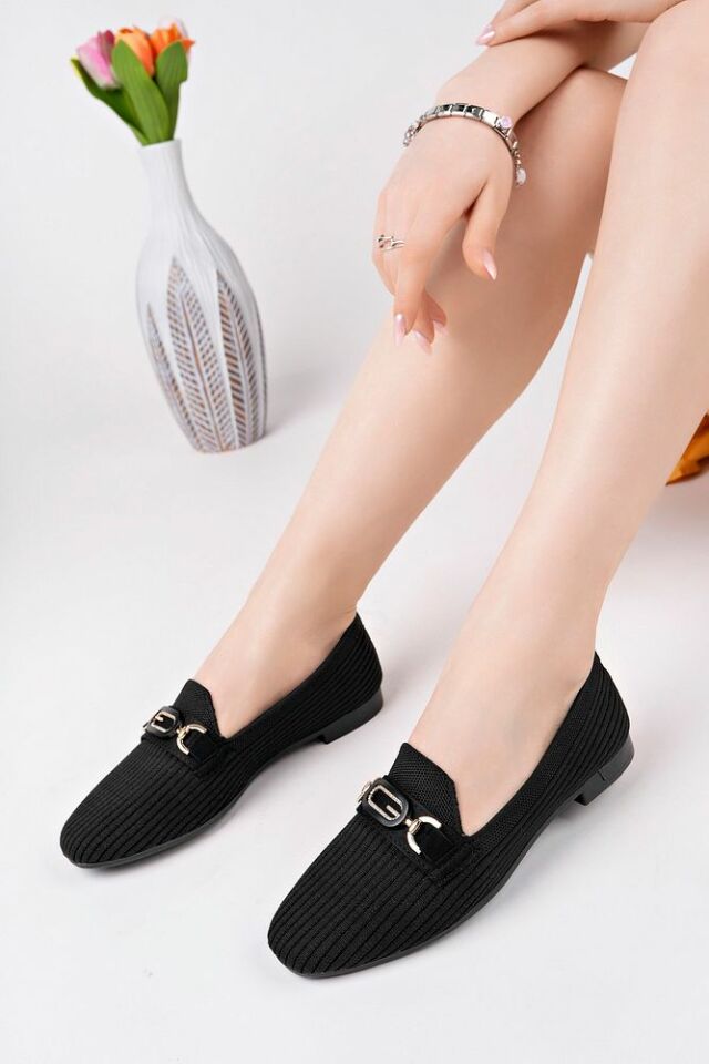 Kadın Babet Günlük Ayakkabı Nerina Siyah - 37