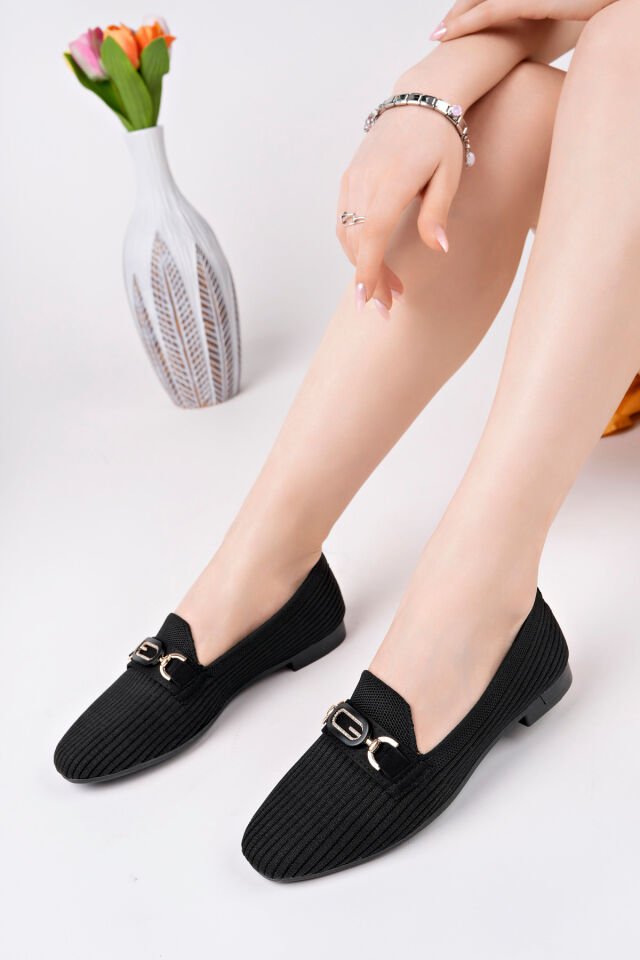 Kadın Babet Günlük Ayakkabı Nerina Siyah - 40