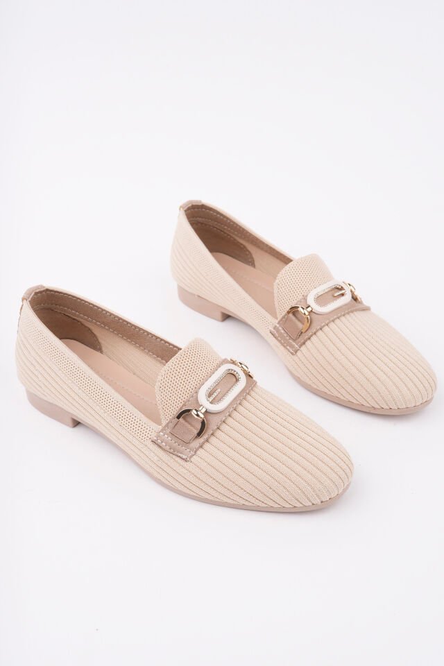 Kadın Babet Günlük Ayakkabı Nerina Bej - 39