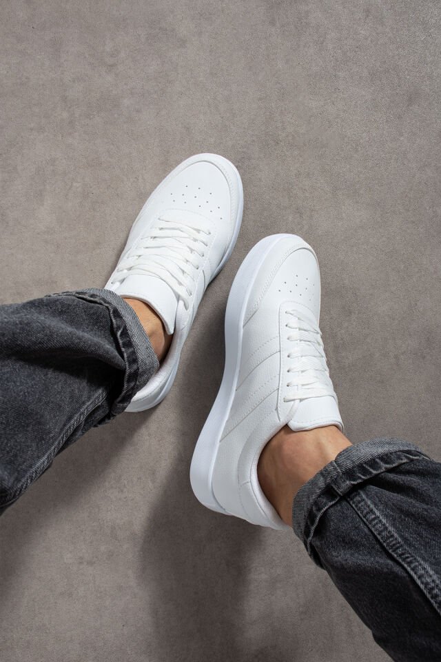 Erkek Günlük Sneaker Ayakkabı Beyaz - 44