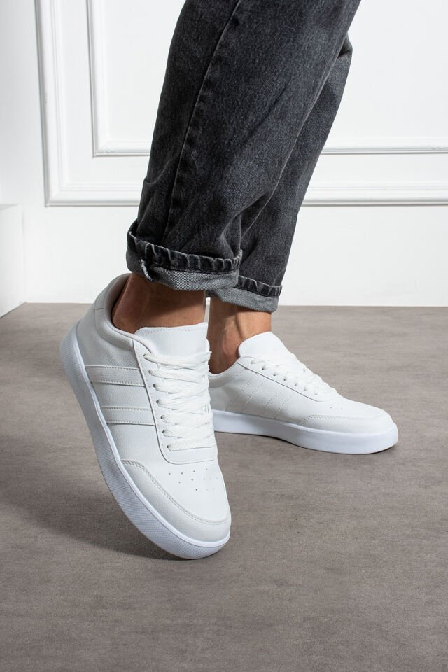 Erkek Günlük Sneaker Ayakkabı Beyaz - 44
