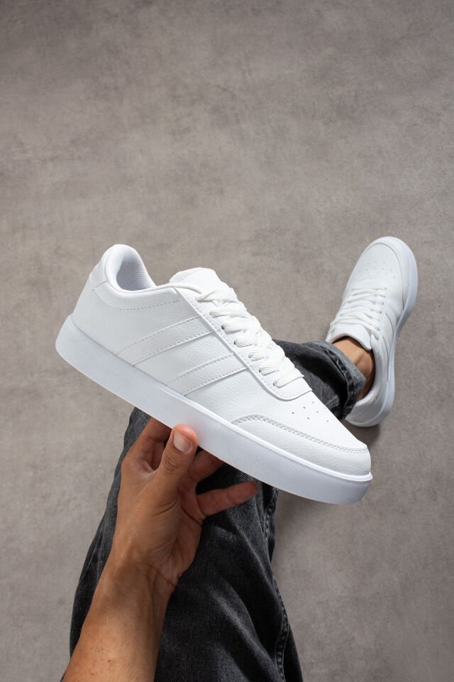 Erkek Günlük Sneaker Ayakkabı Beyaz - 44