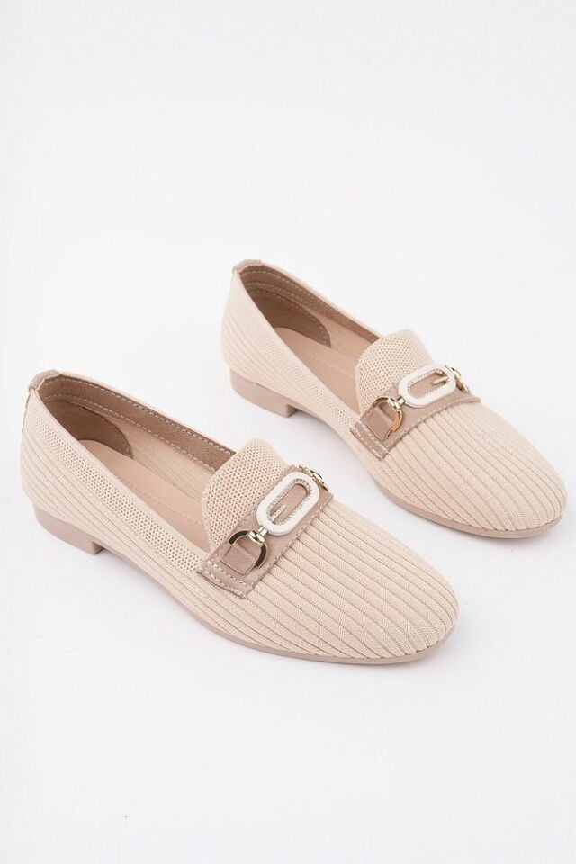 Kadın Babet Günlük Ayakkabı Nerina Bej - 36