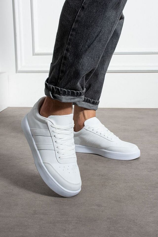 Erkek Günlük Sneaker Ayakkabı Centro Beyaz - 42