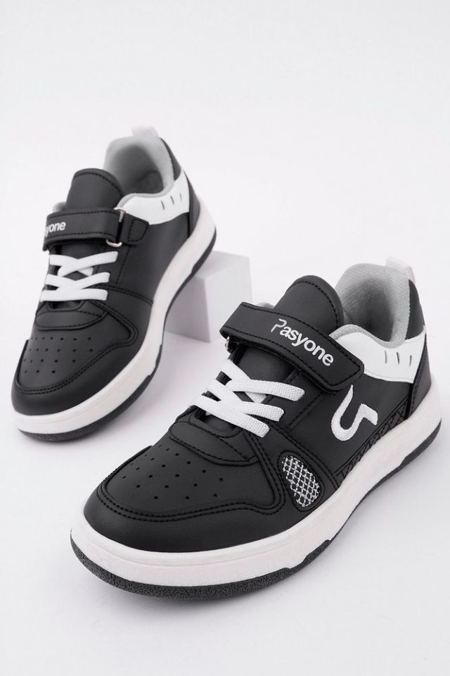 Günlük Spor Sneaker Ayakkabı Zaraya Siyah Beyaz - 31