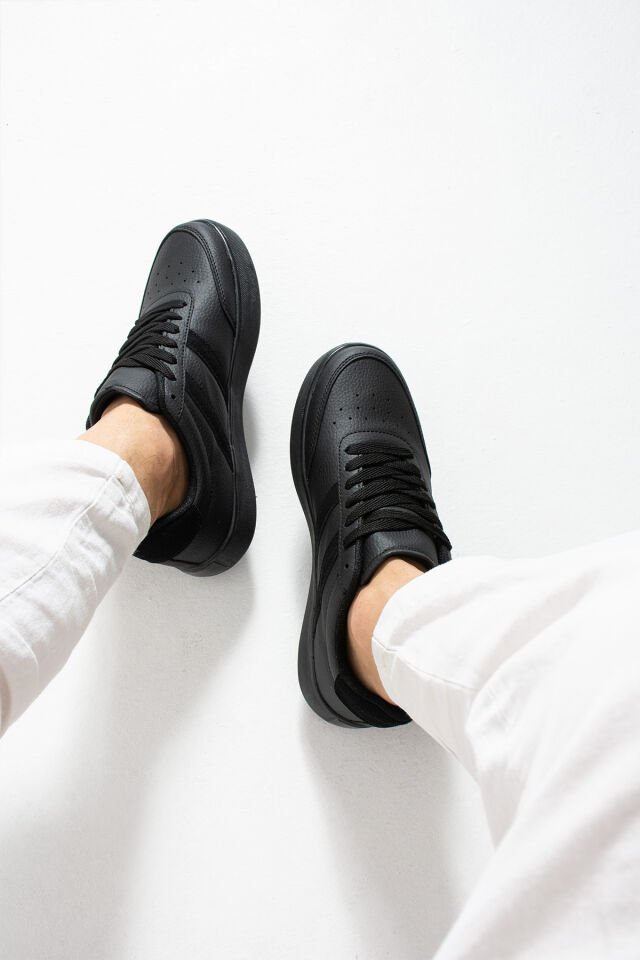 Erkek Günlük Sneaker Ayakkabı Siyah - 44