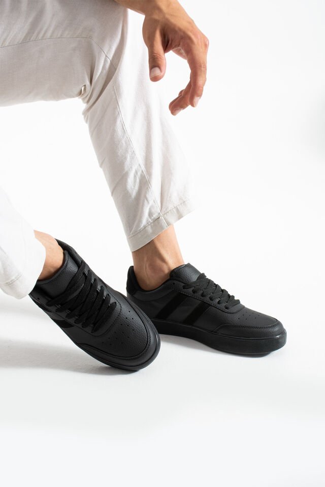 Erkek Günlük Sneaker Ayakkabı Siyah - 43