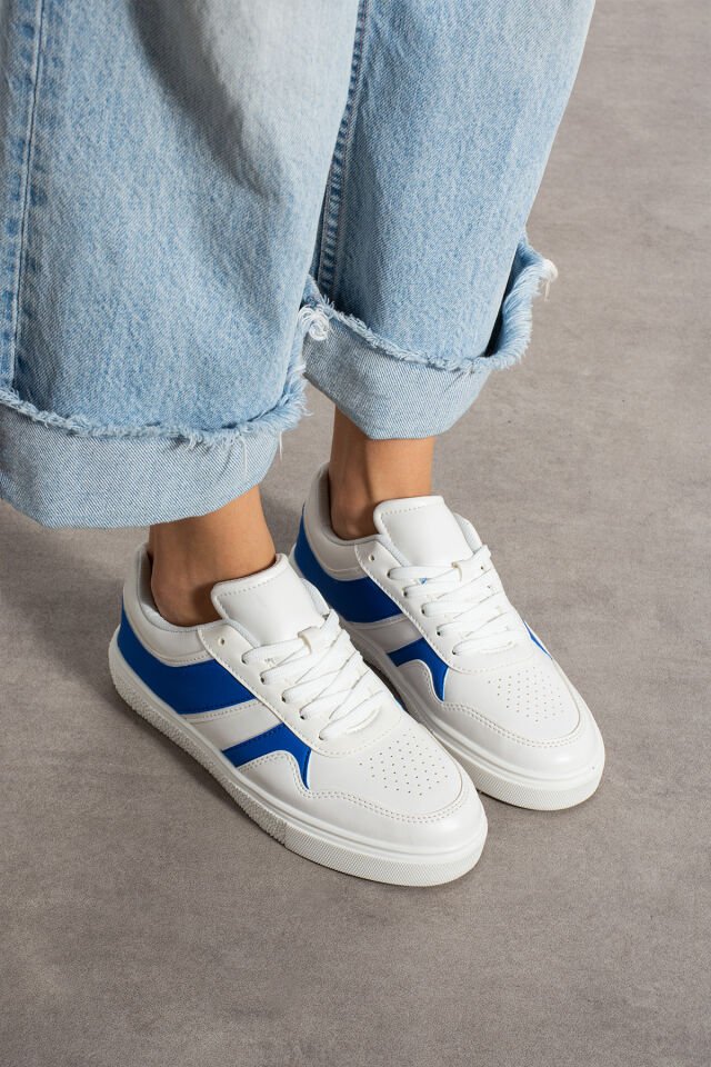 Kadın Günlük Şık Sneaker Spor Ayakkabı Mavi - 38