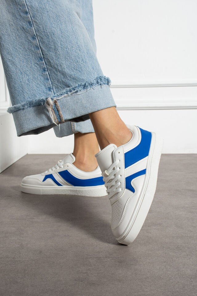 Kadın Günlük Şık Sneaker Spor Ayakkabı Mavi - 36