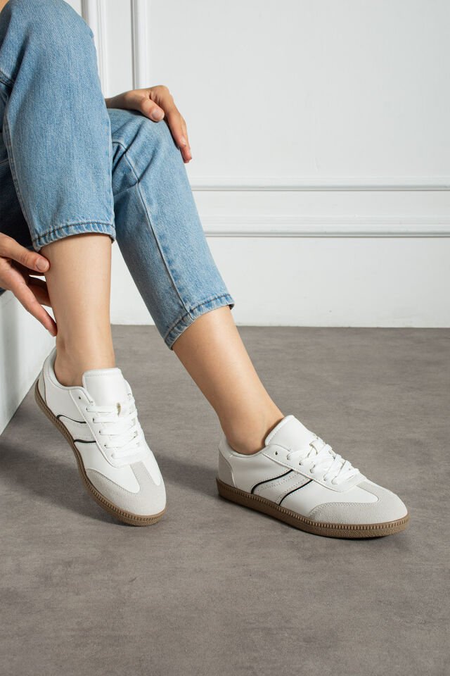 Kadın Günlük Şık Spor Ayakkabı Beyaz - 36